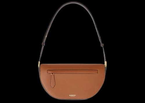 Burberry Small Olympia Leather Bag Tan