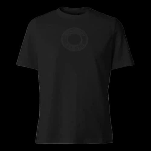Burberry Logo Pattern Cotton Short Sleeve Black