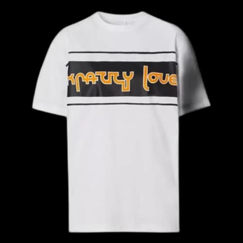 Burberry Slogan Printing Loose Short Sleeve White