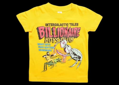 Billionaire Boys Club Little Kids Fly Trap Tee Yellow/Citrus