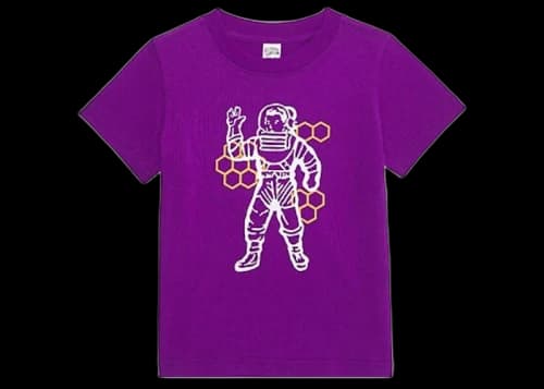 Billionaire Boys Club Little Kids Beekeeper Tee Purple/Magic