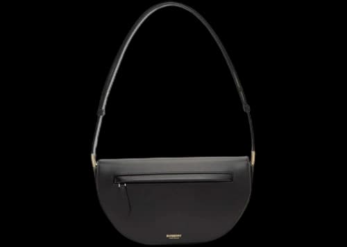 Burberry Small Olympia Leather Bag Black