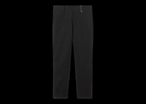 Burberry Dover Logo Plaque Trousers Black