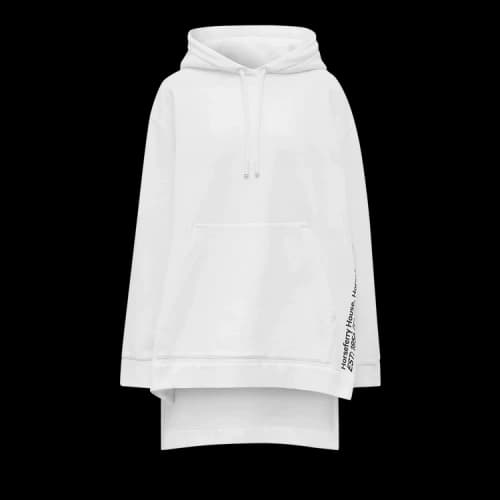 Burberry Coordinates Print Oversized Hoodie 'White'