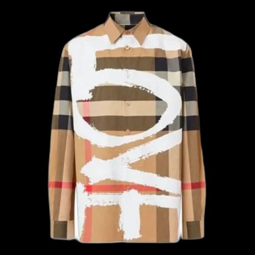 Burberry Men's Long Sleeve Shirt White
