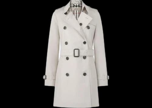 Burberry Double-Breasted Trench Coat Beige