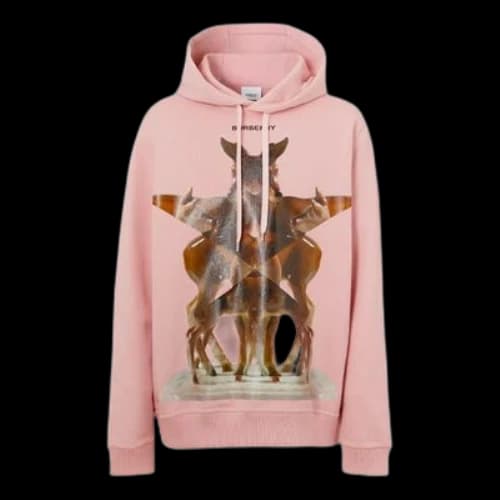Burberry Printing Classic Unisex Pink Red