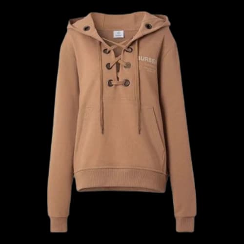 Burberry SS21 Printing Cotton Loose Hoodie (Women's)