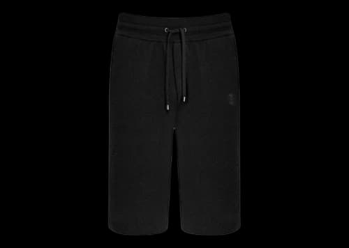 Burberry Monogram Motif Cashmere Drawcord Shorts Black