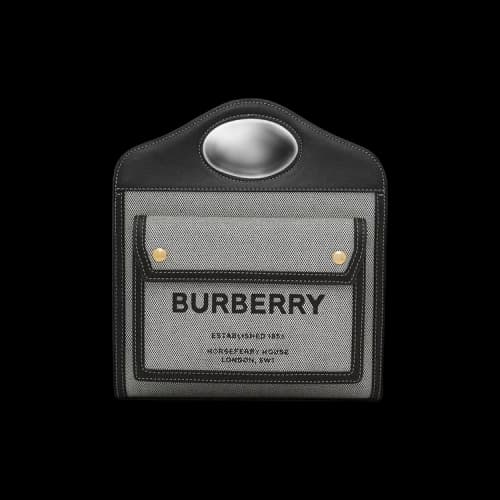 Burberry Mini Pocket Bag 'Black/Tan'