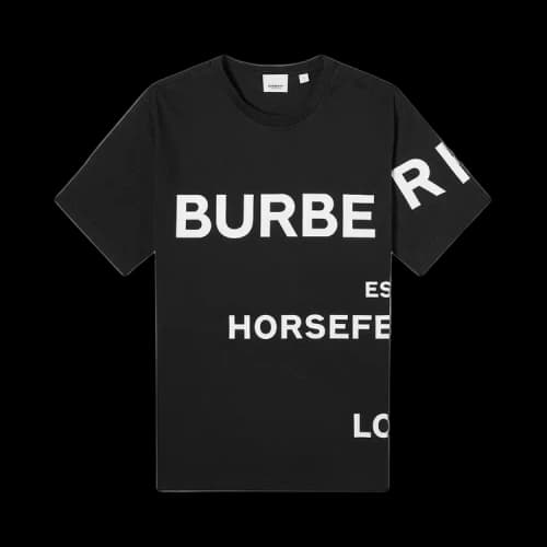 Burberry Horseferry Print Oversized T-Shirt 'Black/White'