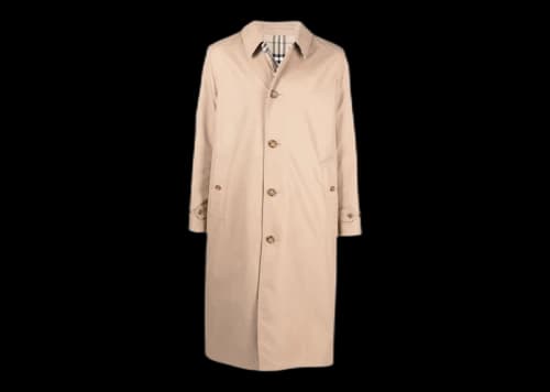 Burberry Reversible Long Coat Check Beige