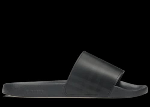 Burberry Embossed Logo Slides Dark Blue