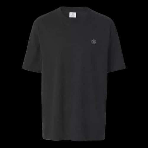 Burberry SS21 Letter Combination Pattern Cotton Male Black