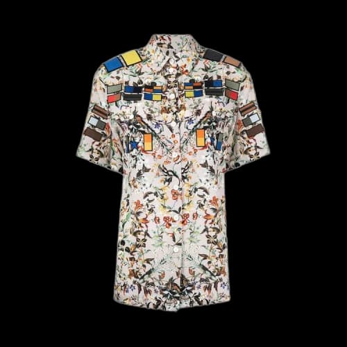 Burberry Iris Short-Sleeve Shirt 'Beige'