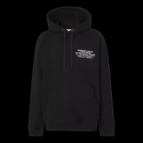 Burberry FW21 Alphabet Pattern Loose Black