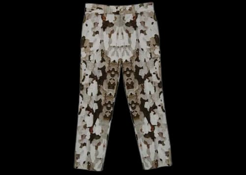 Burberry Camouflage Print Cargo Trousers Honey