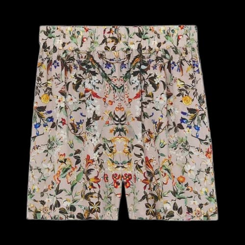 Burberry Tawney Floral Print Shorts 'Beige'