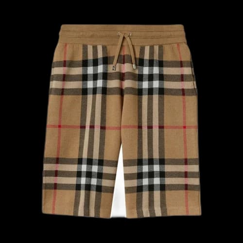 Burberry Check Jacquard Shorts 'Archive Beige'