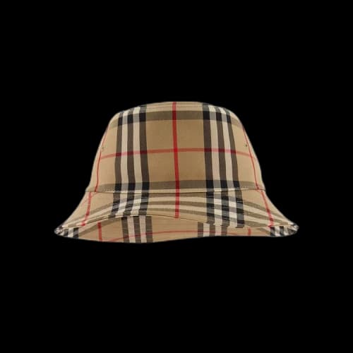 Burberry Kids Check Bucket Hat 'Archive Beige'