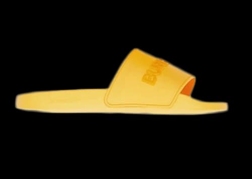 Burberry Embossed Logo Slides Yellow