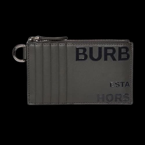 Burberry Horseferry Road Logo Wallet 'Sepia Grey'
