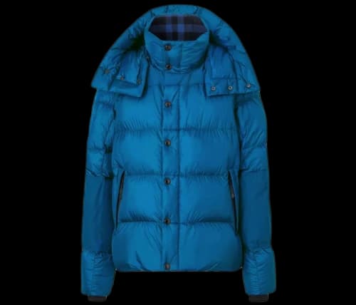 Burberry Detachable Sleeve Hooded Puffer Jacket Midnight Navy