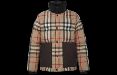 Burberry Vintage Check Puffer Jacket 'Archive Beige'