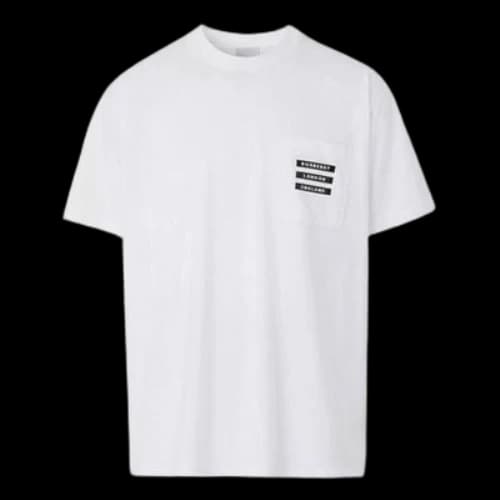 Burberry SS21 Statue Printing Cotton Male White