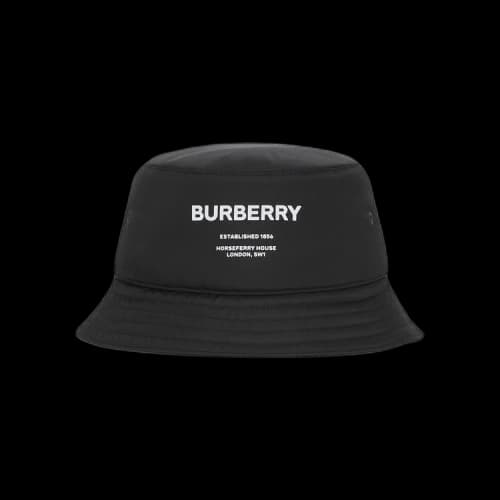 Burberry Nylon Padded Bucket Hat Black