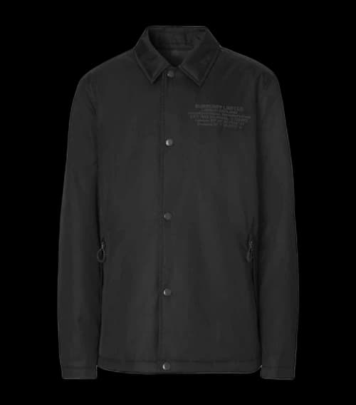 Burberry Location-Print Econyl Jacket Black