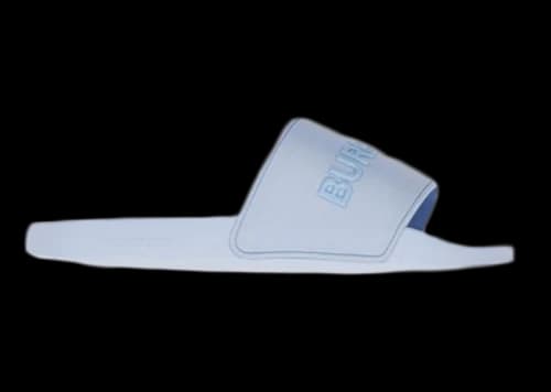 Burberry Embossed Logo Slides Pale Blue