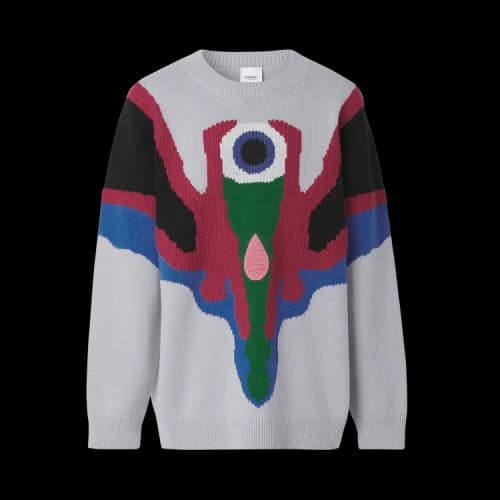Burberry Eye & Dancing Men Knit 'Lilac'