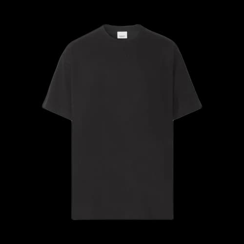 Burberry Location Print Cotton Oversized T-Shirt 'Black'