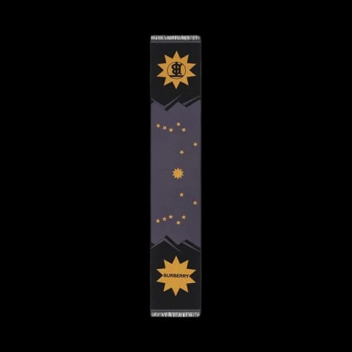 Burberry Star Sky Football Scarf 'Dark Grey'