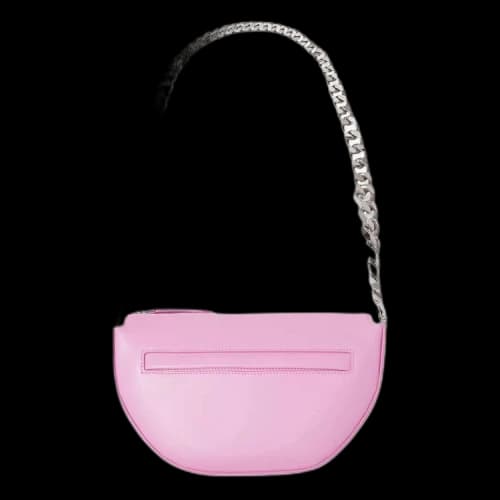 Burberry Mini Leather Zip Olympia Bag 'Primrose Pink'