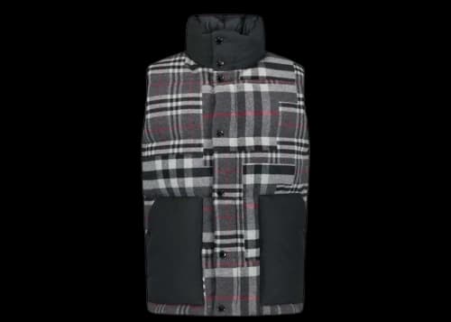 Burberry Kenwick Check Gilet Dark Grey