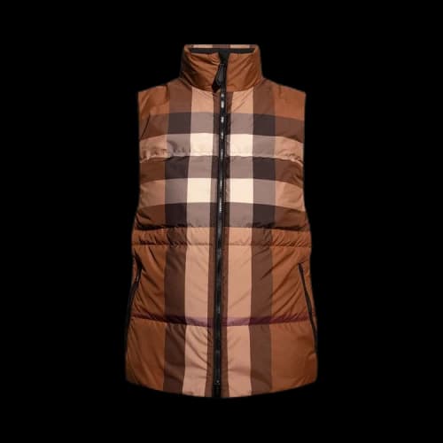 Burberry Vest 'Dark Birch Brown Check'