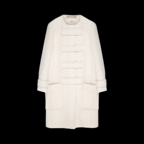 Burberry Coat 'Ivory/Blush'