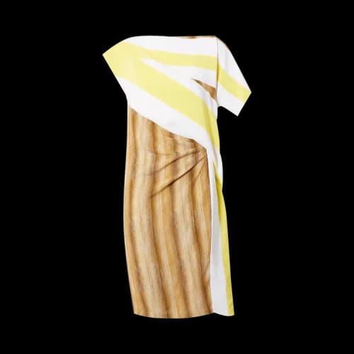 Burberry Assymetric Dress 'Bright Straw'