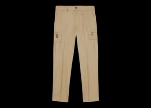 Burberry Cotton Cargo Pants Beige
