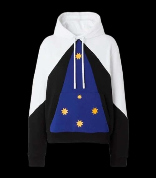 Burberry Southern Cross Graphic Hoodie Blue/White
