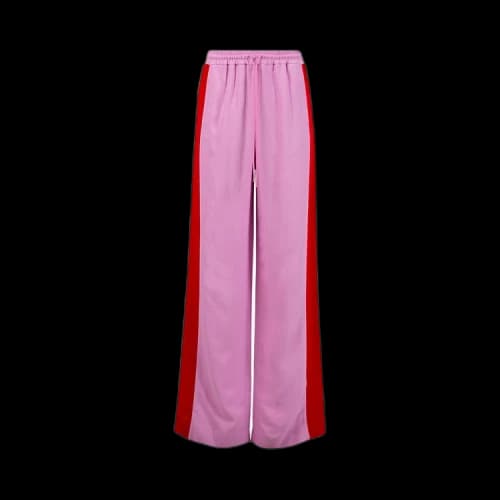 Burberry Side Stripe Wide Leg Pant 'Primrose Pink'