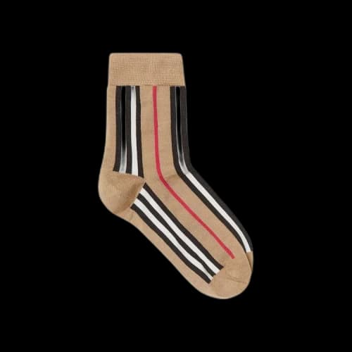 Burberry Striped Socks 'Archive Beige'