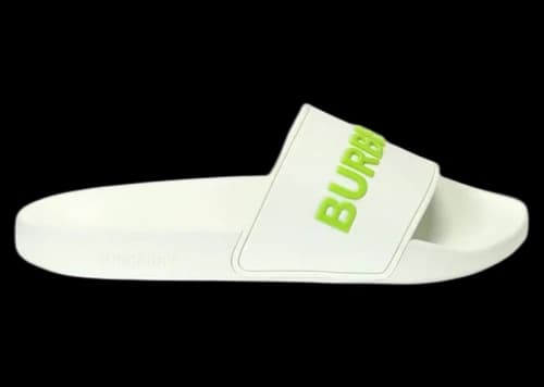 Burberry Furley Logo Pool Slides Pistachio (Women's)