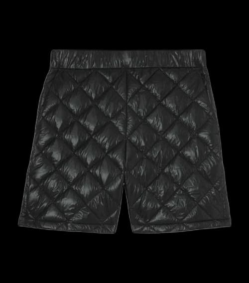 Burberry Rixson Diamond-Quilted Shorts Black