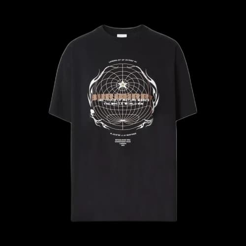 Burberry Totnes Globe Logo T-shirt Black