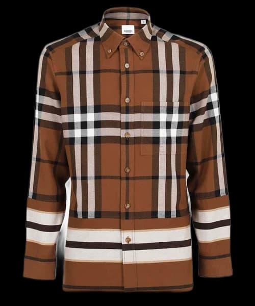 Burberry Creeton Check Shirt Brown