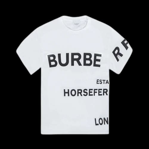 Burberry Womens Carrick T-Shirt White