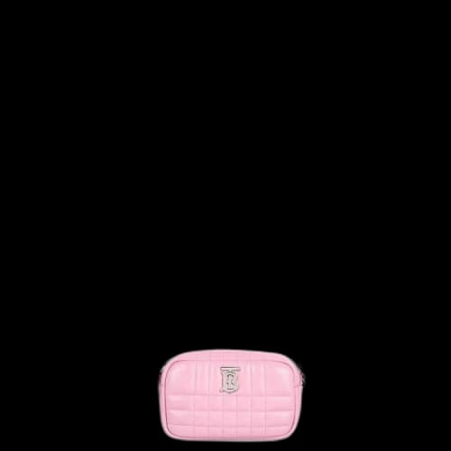 Burberry Mini Quilted Lambskin Lola Camera Bag 'Primrose Pink'